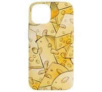 Funny Cheese Pattern for Food Lovers and Cheese Addicts Custodia per iPhone 14