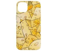 Funny Cheese Pattern for Food Lovers and Cheese Addicts Custodia per iPhone 14 Plus