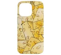 Funny Cheese Pattern for Food Lovers and Cheese Addicts Custodia per iPhone 14 Pro Max