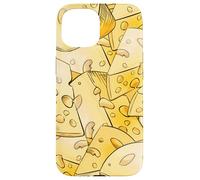 Funny Cheese Pattern for Food Lovers and Cheese Addicts Custodia per iPhone 15