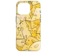 Funny Cheese Pattern for Food Lovers and Cheese Addicts Custodia per iPhone 16 Pro