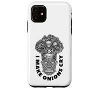 Funny Chef I Make Cipolle Cry Tribal Cook Head Totem Cooking Custodia per iPhone 11
