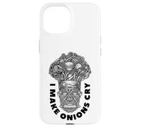 Funny Chef I Make Cipolle Cry Tribal Cook Head Totem Cooking Custodia per iPhone 15