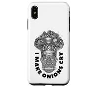 Funny Chef I Make Cipolle Cry Tribal Cook Head Totem Cooking Custodia per iPhone XS Max