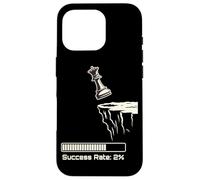 Funny Chess I Sac'd My Queen Meme Percentuale di successo 2 Per cento Custodia per iPhone 16 Pro
