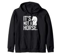 Funny Chess Its Not A Horse Knight Funny Chess Lover Player Felpa con Cappuccio