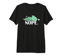 Funny Chibi Kawaii Kids Nap Sleep Nope Dragon Lover Maglietta Premium