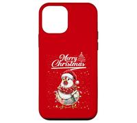 Funny Chicken Christmas Lights Farm Animal Cute Xmas Holiday Custodia per iPhone 12 mini