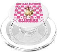 Funny Chicken Farm Pollo Ragazza Mamma Una Cattiva Madre Clucker PopSockets PopGrip per MagSafe