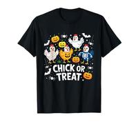 Funny Chicken Trio Halloween Party Animals Maglietta