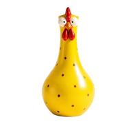 Funny Chicken Vase - Handcrafted Resin Flower Holder - Home Decor Statue