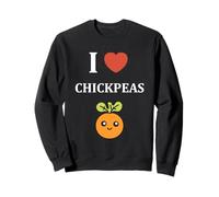 Funny chickpea food minimalist simple i love chickpeas Felpa