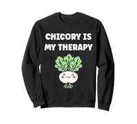 Funny chicory minimalist vegetable simple therapy chicory Felpa