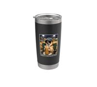 Funny Chihuahua Baseball Ballpark è la mia seconda casa Bicchiere termico in acciaio inox doppia parete