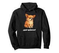 Funny Chihuahua Parla Spagnolo: Cosa Vuoi? Felpa con Cappuccio