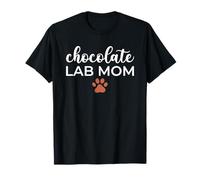 Funny Chocolate Lab Mom Women Labrador Retriever Mama Maglietta