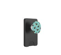 Funny Chonk Running Black Tricolor Corgi Lover Pattern PopSockets PopWallet per MagSafe