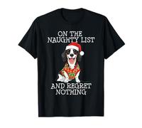 Funny Christmas Beagle Naughty List Maglietta