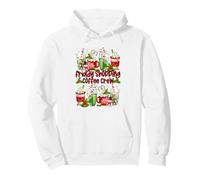 Funny Christmas Coffee Friday Shopping Crew for Coffee Lover Felpa con Cappuccio