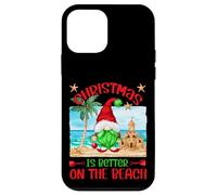 Funny Christmas Gnome For Xmas Vacation On The Beach Custodia per iPhone 12 mini