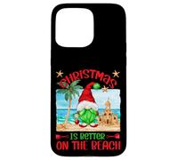 Funny Christmas Gnome For Xmas Vacation On The Beach Custodia per iPhone 15 Pro Max