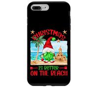 Funny Christmas Gnome For Xmas Vacation On The Beach Custodia per iPhone 7 Plus/8 Plus