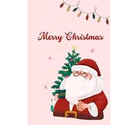 Funny Christmas Journaling Notebooks, Merry Christmas Notebook, Christmas Santa Gift Notebook Journal, Hardcover 9 x 6 120 pages