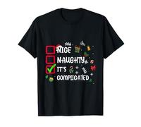 Funny Christmas List Quotes Sayings Illustration Graphic Maglietta