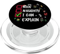 Funny Christmas List Quotes Sayings Illustration Graphic PopSockets PopGrip per MagSafe