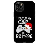 Funny Christmas Quotes I Paused My Game to Be Here Graphic Custodia per iPhone 11 Pro