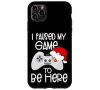 Funny Christmas Quotes I Paused My Game to Be Here Graphic Custodia per iPhone 11 Pro Max