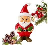 Funny Christmas Santa Statue For Mantel Display, Holiday Parties