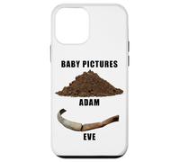 Funny Clean Bible Character Humor - Adam & Even Baby Photos Custodia per iPhone 12 mini