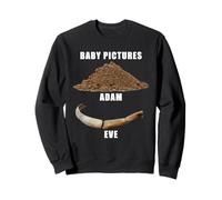 Funny Clean Bible Character Humor - Adam & Even Baby Photos Felpa