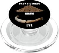 Funny Clean Bible Character Humor - Adam & Even Baby Photos PopSockets PopGrip per MagSafe
