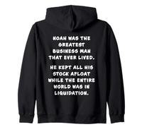 Funny Clean Bible Character Humor - Noah Flood Joke Felpa con Cappuccio