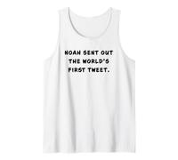 Funny Clean Bible Character Humor - World's First Tweet Noah Canotta