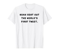 Funny Clean Bible Character Humor - World's First Tweet Noah Maglietta