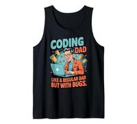 Funny Coding Dad Like a Regular Dad but With Bugs Canotta