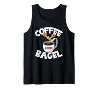 Funny Coffee And Bagel Quote for High Dive Men & Coffee Dad Canotta