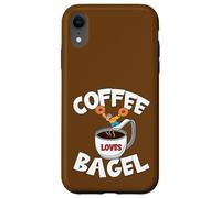 Funny Coffee And Bagel Quote For High Dive Men & Coffee Dad Custodia per iPhone XR