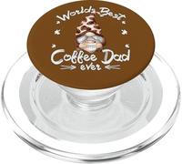 Funny Coffee Dad Gnome For Men And Grandpa Who Loves Coffee PopSockets PopGrip per MagSafe