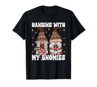 Funny Coffee GNOME for Coffee Lovers Hanging with My Gnomies Maglietta