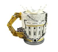 Funny Coffee Mug, Drinking Cups, Construction Themed Mug with Sturdy Design, Fun Coffee Cup with Comfortable Handle, Kitchen Drinkware, Mugs for Men Women Coworker Home Daily Tea Water Milk Hot Cold