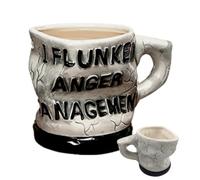 Funny Coffee tazza - Coppa di rabbia, tazza di citazione sarcastica | Coppa di bevande da tè umorismo in ceramica, contenitore di vino di cacao caldo motivazionale per amici, colleghi, adulti, casa, p