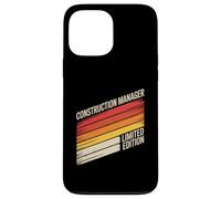 Funny Construction Manager Edizione Limitata Retro Detto Custodia per iPhone 13 Pro Max