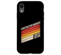Funny Construction Manager Edizione Limitata Retro Detto Custodia per iPhone XR