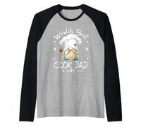 Funny Cooking GNOME Grandpa for Worlds Best Cook Dad Ever Maglia con Maniche Raglan