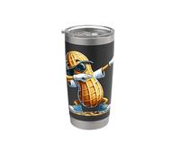 Funny Cool Dabbing Peanut Cartoon Character Dab Dance Nut Bicchiere termico in acciaio inox doppia parete