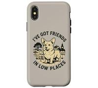 Funny Corgi-Cane Cani Razza di cane Welsh-Corgi-Dog Cani Custodia per iPhone X/XS
